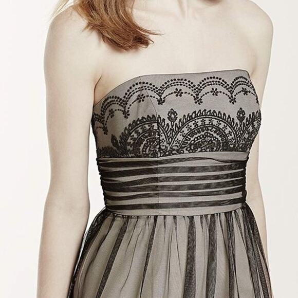 David’s Bridal | Tulle Strapless Dress - Picture 8 of 8